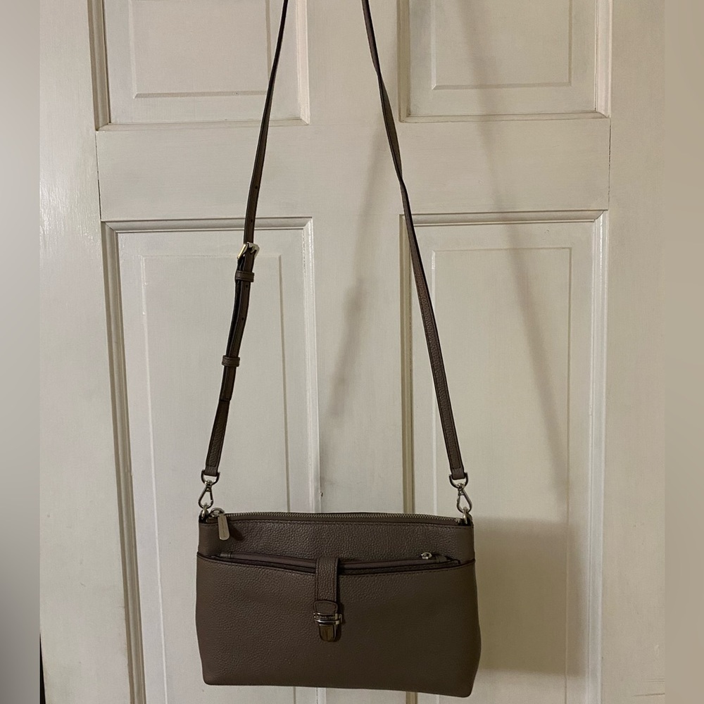 Michael Kors Crossbody, Grey with Silver hardware